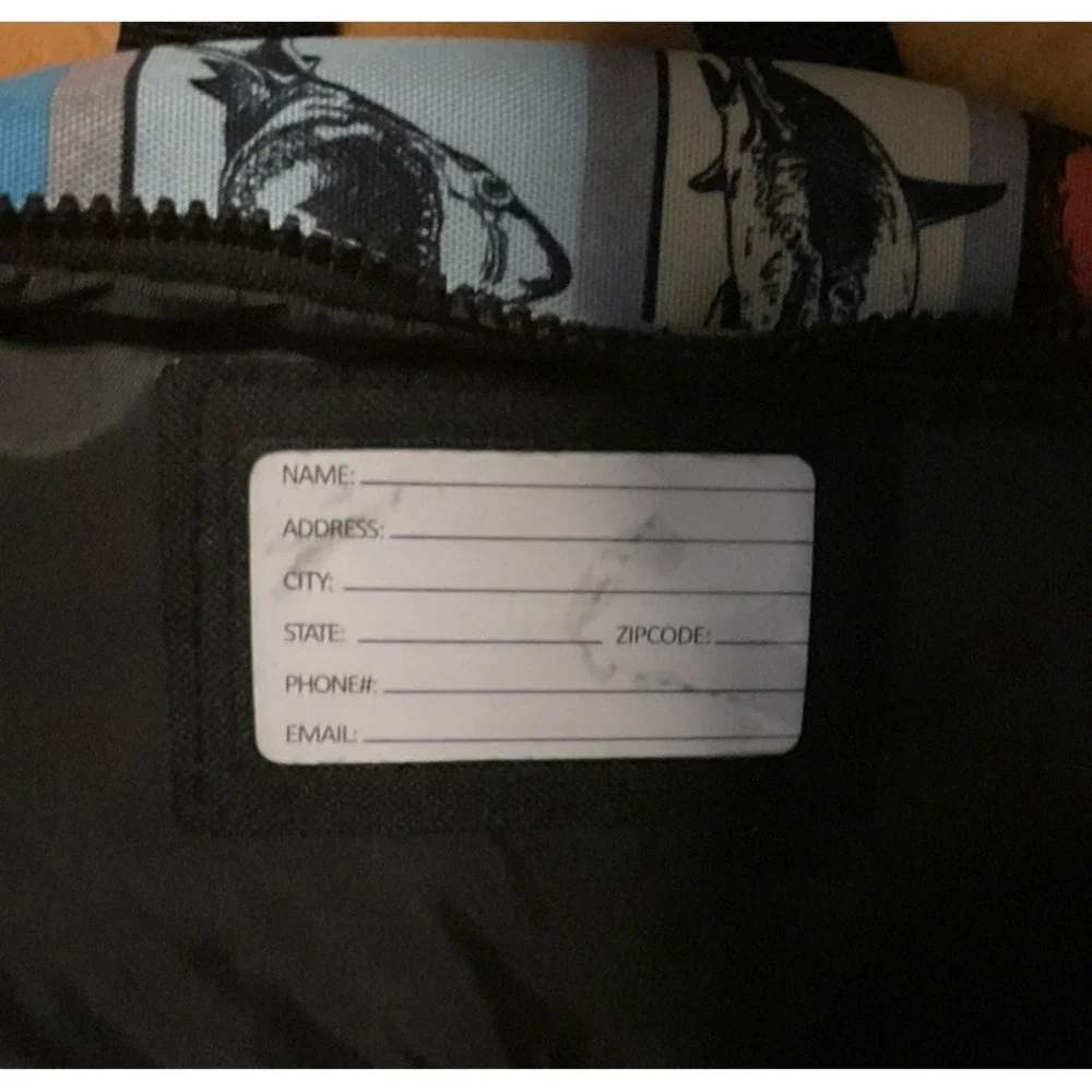 Wonder Nation 4 Pc 17 in Shark Pop It Back Pack With lunch Box,‎ Pencil Case NWT
